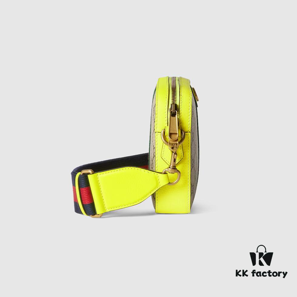 69308fef6e68136f4d9a981d GUCCI Counter Quality, Top Original Single Item, Actual Photos! Model No. 699439 Fluorescent Yellow, Size: 23.5 x 16 x 4.5 cm (W x H x D), In Stock