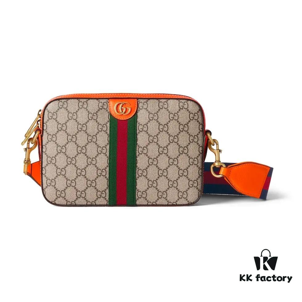 69308ff16e68136f4d9a9824 GUCCI Counter Quality, Top Original Single Item, Actual Photos! Model No. 699439 Fluorescent Orange, Size: 23.5 x 16 x 4.5 cm