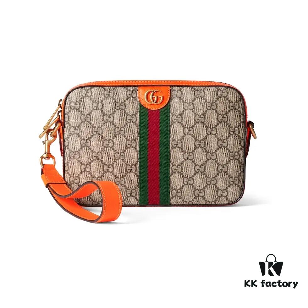 69308ff26e68136f4d9a9827 GUCCI Counter Quality, Top Original Single Item, Actual Photos! Model No. 699439 Fluorescent Orange, Size: 23.5 x 16 x 4.5 cm