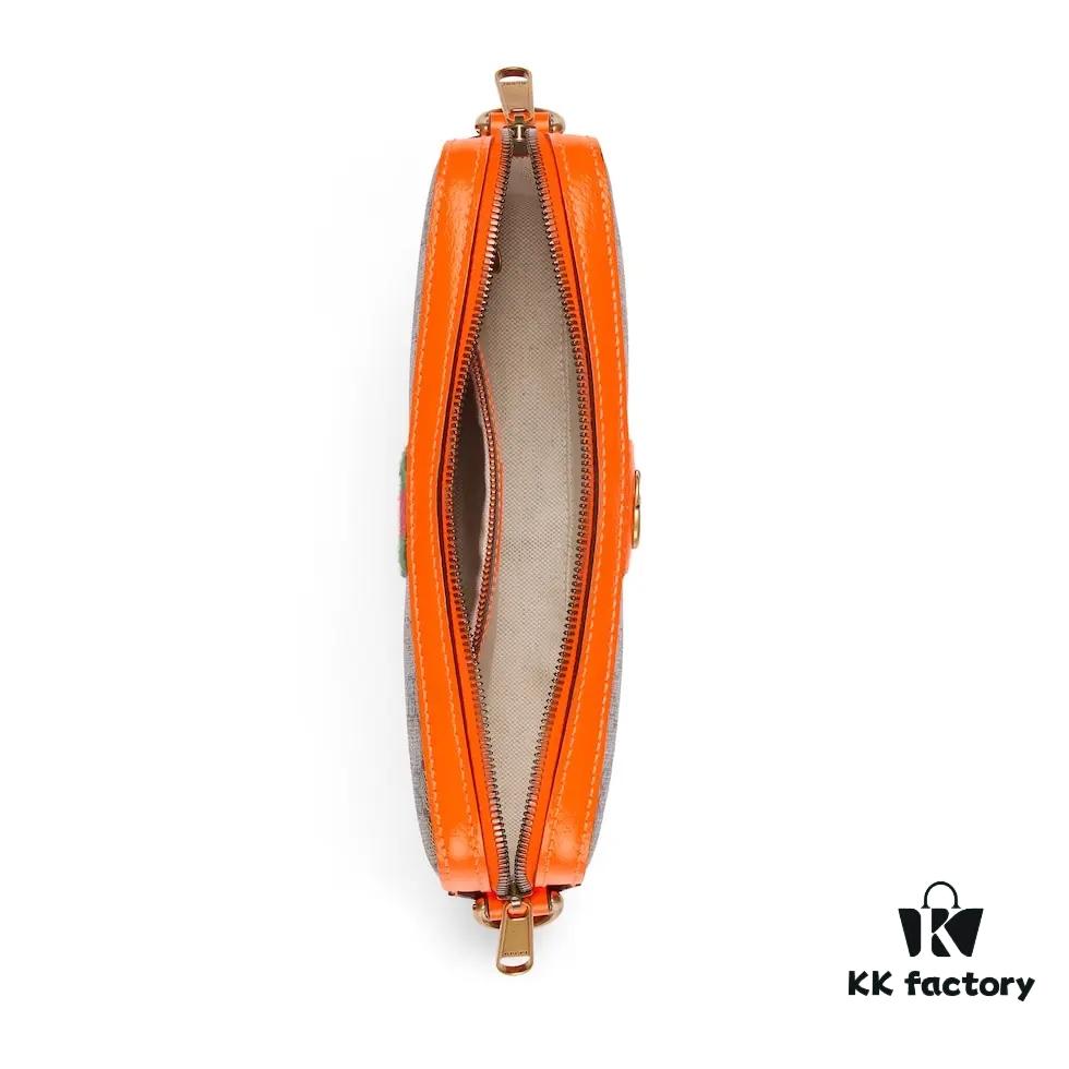 69308ff36e68136f4d9a982a GUCCI Counter Quality, Top Original Single Item, Actual Photos! Model No. 699439 Fluorescent Orange, Size: 23.5 x 16 x 4.5 cm
