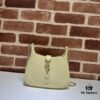 69308ff56e68136f4d9a982c GUCCI Counter Quality, Top Original Stock, Actual Photos! Model No. 782889 Light Yellow Patent Leather, Size: 19.5 x 18 x 3.5 cm (W x H x D), In Stock and Ready to Ship