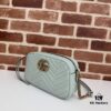 GUCCI Hot Item, Cabinet Quality, Top Original Single Product, Real Photos, Model Number: 447632 Light Green, Size: 24cm x 13cm x 7cm, In Stock Ready to Ship