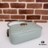 GUCCI Hot Item, Cabinet Quality, Top Original Single Product, Real Photos, Model Number: 447632 Light Green, Size: 24cm x 13cm x 7cm, In Stock Ready to Ship