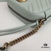GUCCI Hot Item, Cabinet Quality, Top Original Single Product, Real Photos, Model Number: 447632 Light Green, Size: 24cm x 13cm x 7cm, In Stock Ready to Ship