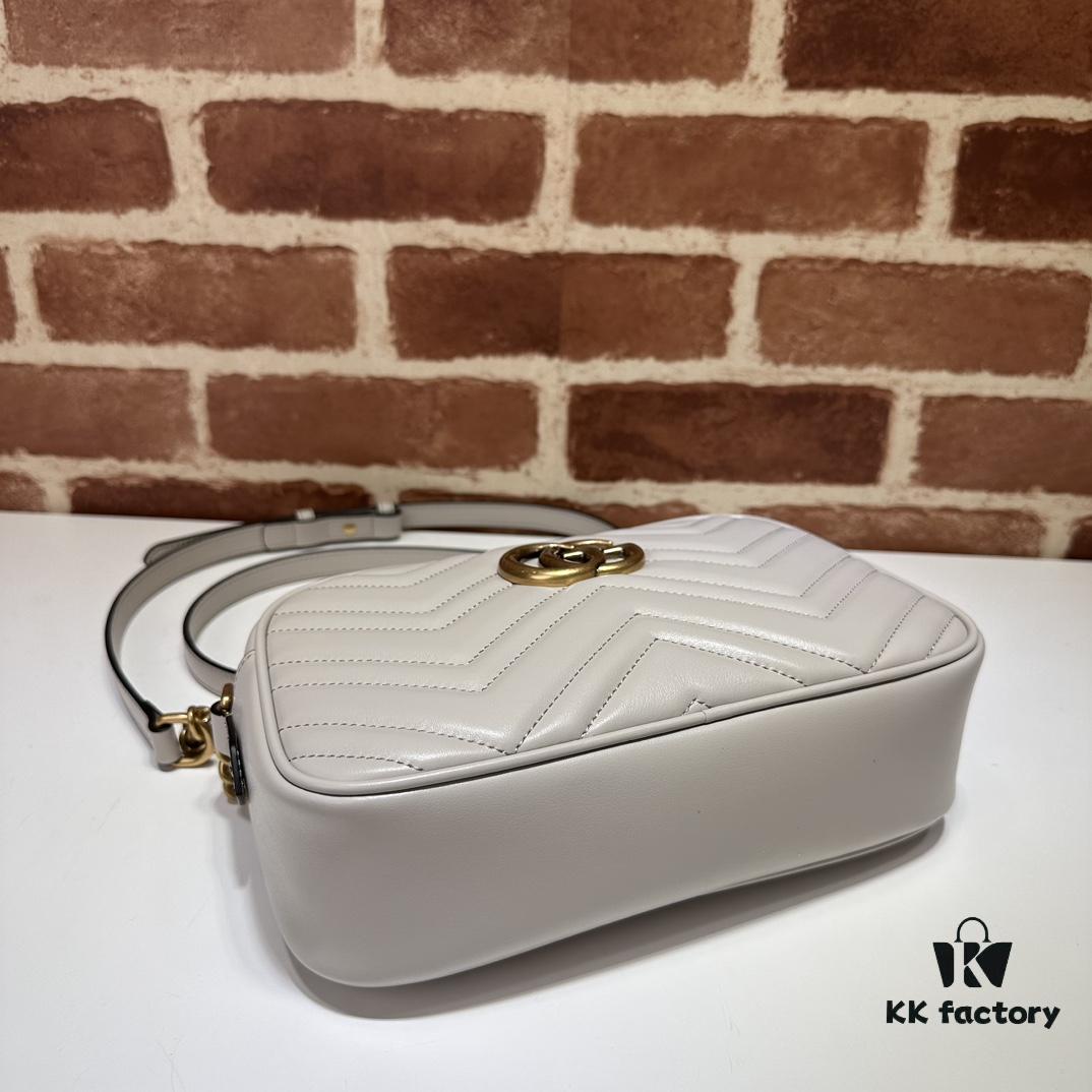 69308ffd6e68136f4d9a9841 GUCCI Hot-Selling Item, Cabinet Quality, Top-Tier Original Order Stock, Real Product Photos, Model No.: 447632 Light Gray, Size: 24cm x 13cm x 7cm, In Stock for Immediate Shipment