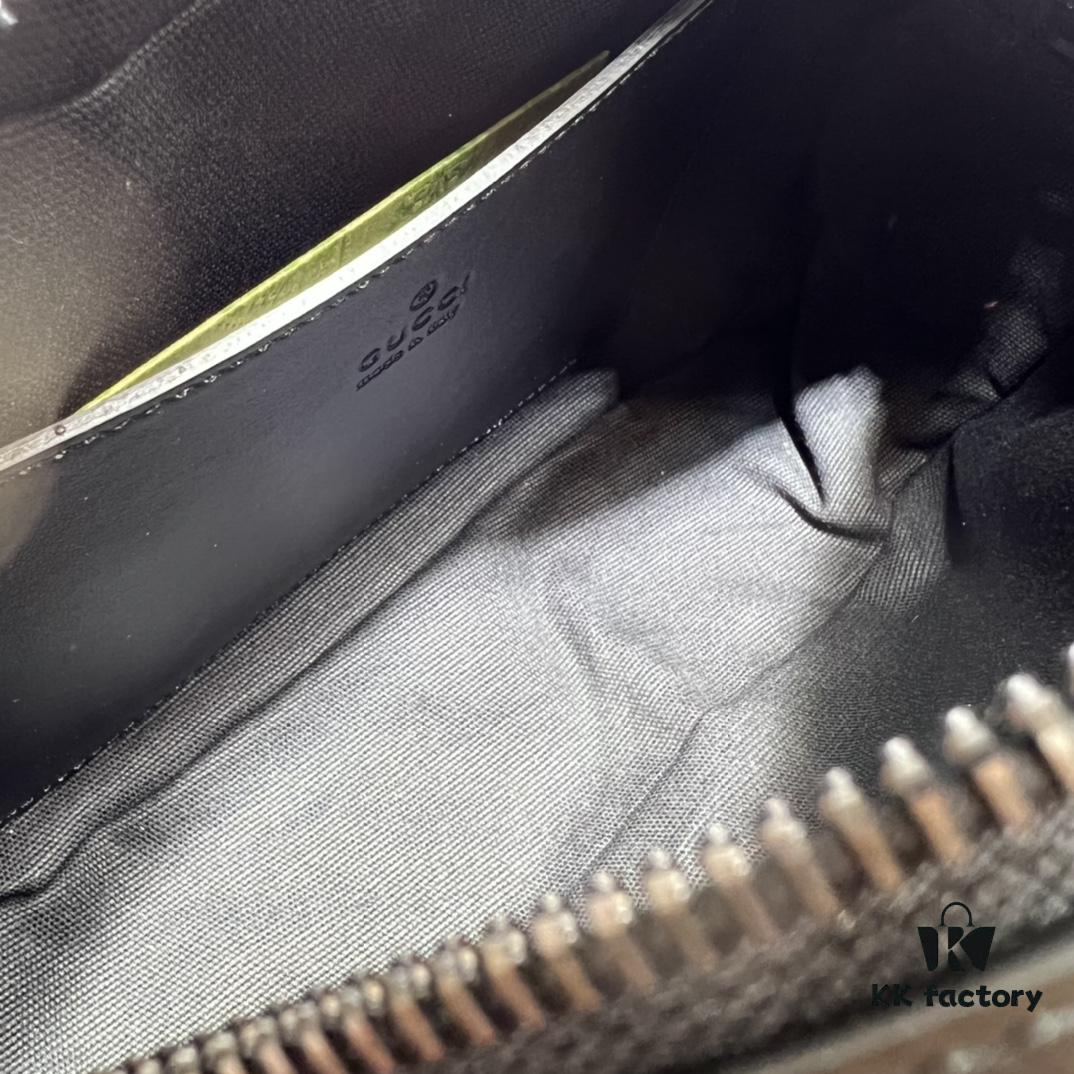 693090016e68136f4d9a984c GUCCI New Arrival Cabinet Quality, Top Original Single Item, Actual Photos! Model No. 447632 Calfskin Black Hardware, Dimensions: Width 24cm x Height 12cm x Side Width 7cm, In Stock Ready to Ship