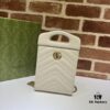 693090026e68136f4d9a984e GUCCI Counter Quality, Top Original Single Item, Actual Photos! Model No. 699756 White Leather, Size: W14 x H23 x D4.5, In Stock and Ready to Ship