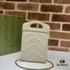 693090036e68136f4d9a9850 GUCCI Counter Quality, Top Original Single Item, Actual Photos! Model No. 699756 White Leather, Size: W14 x H23 x D4.5, In Stock and Ready to Ship