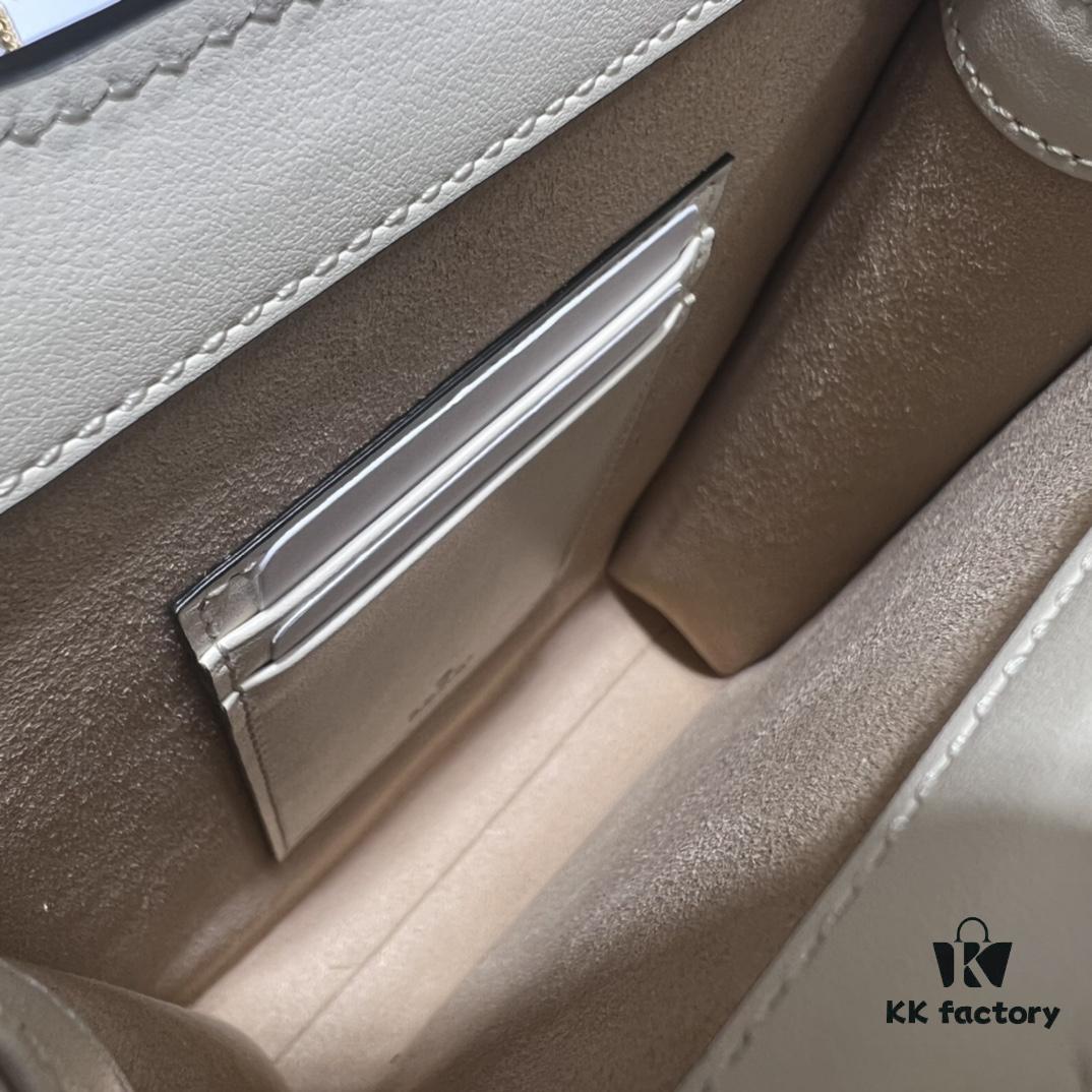 693090066e68136f4d9a9853 GUCCI Counter Quality, Top Original Single Item, Actual Photos! Model No. 699756 White Leather, Size: W14 x H23 x D4.5, In Stock and Ready to Ship