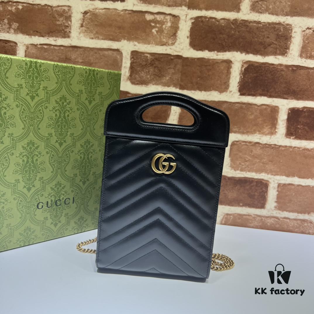 693090066e68136f4d9a9855 GUCCI High-End Original Stock, Counter Quality, Real Photos Available! Model No. 699756 Calfskin, Dimensions: W14 x H23 x D4.5, In Stock for Immediate Shipment
