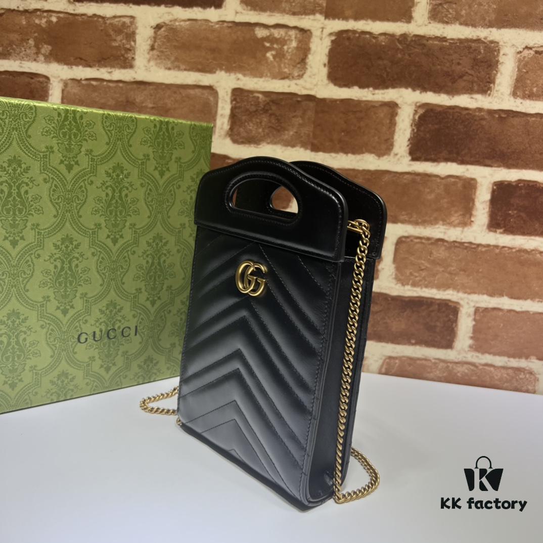 693090076e68136f4d9a9859 GUCCI High-End Original Stock, Counter Quality, Real Photos Available! Model No. 699756 Calfskin, Dimensions: W14 x H23 x D4.5, In Stock for Immediate Shipment