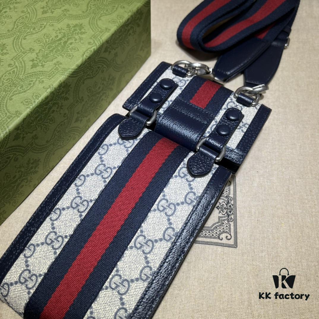 6930900c6e68136f4d9a9863 GUCCI New Arrival High-Quality Authentic Stock, Real Product Photos. Model No. 699173 Blue Edge, Size 11.5X18X3.5, In Stock for Immediate Shipment
