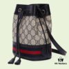 GUCCI New Arrival Cabinet Quality, Top Original Single Goods, Real Item Photos, (Original Single Matching Hardware), Model No. 550620 Blue Rubber Blue Leather, Size W15xH18xD9.5cm, In Stock Ready to Ship