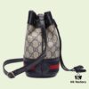 GUCCI New Arrival Cabinet Quality, Top Original Single Goods, Real Item Photos, (Original Single Matching Hardware), Model No. 550620 Blue Rubber Blue Leather, Size W15xH18xD9.5cm, In Stock Ready to Ship