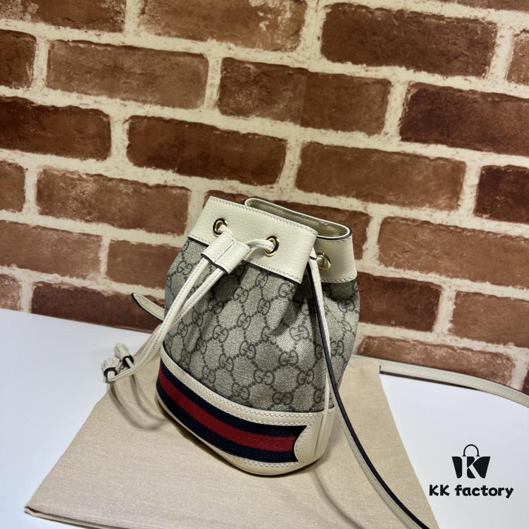 693090216e68136f4d9a988a GUCCI New Arrival Cabinet Quality, Top Original Single Goods, Real Photo, (Original Single Matching Hardware), Model No. 550620 Coffee and White, Size W15xH18xD9.5cm, In Stock
