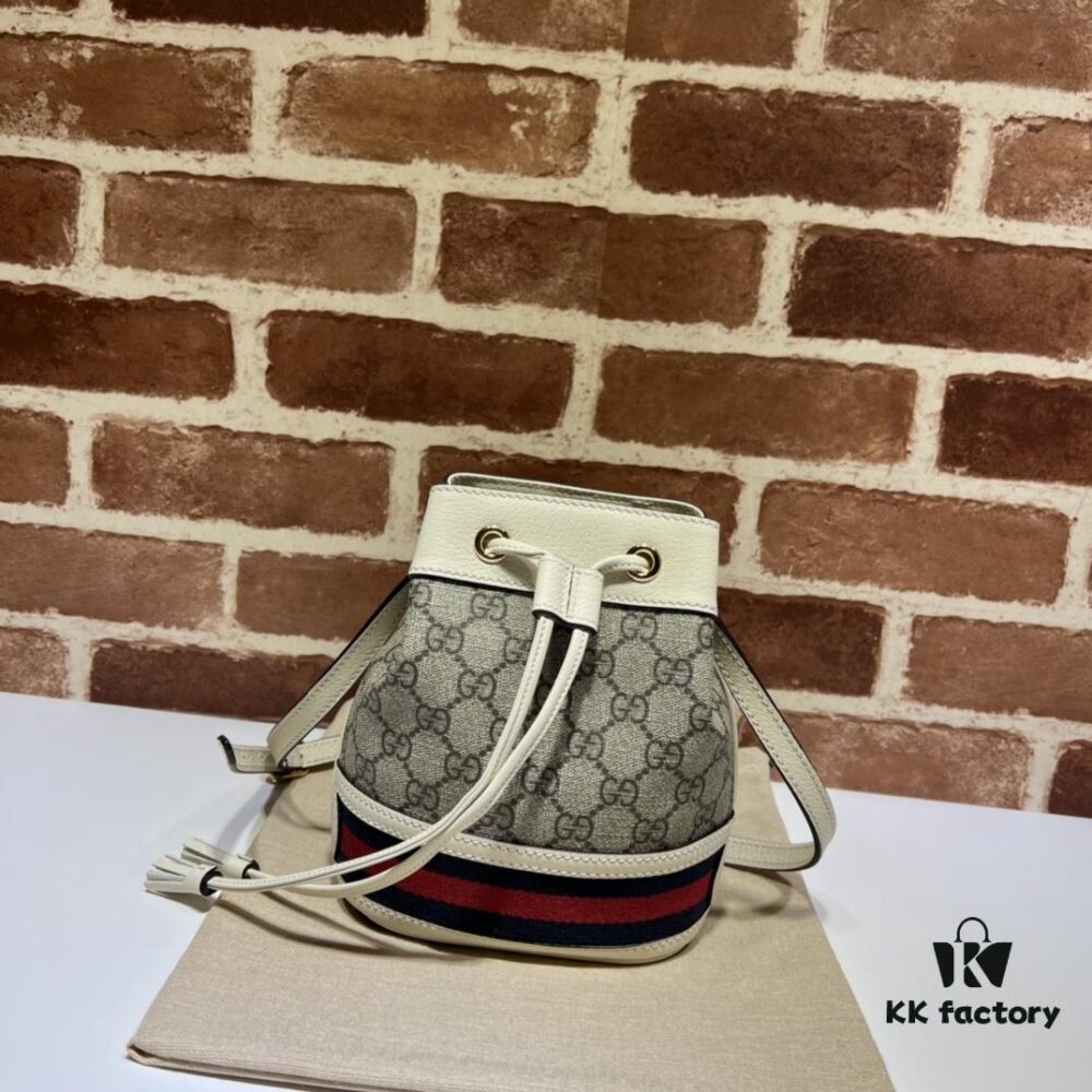 693090216e68136f4d9a988b GUCCI New Arrival Cabinet Quality, Top Original Single Goods, Real Photo, (Original Single Matching Hardware), Model No. 550620 Coffee and White, Size W15xH18xD9.5cm, In Stock