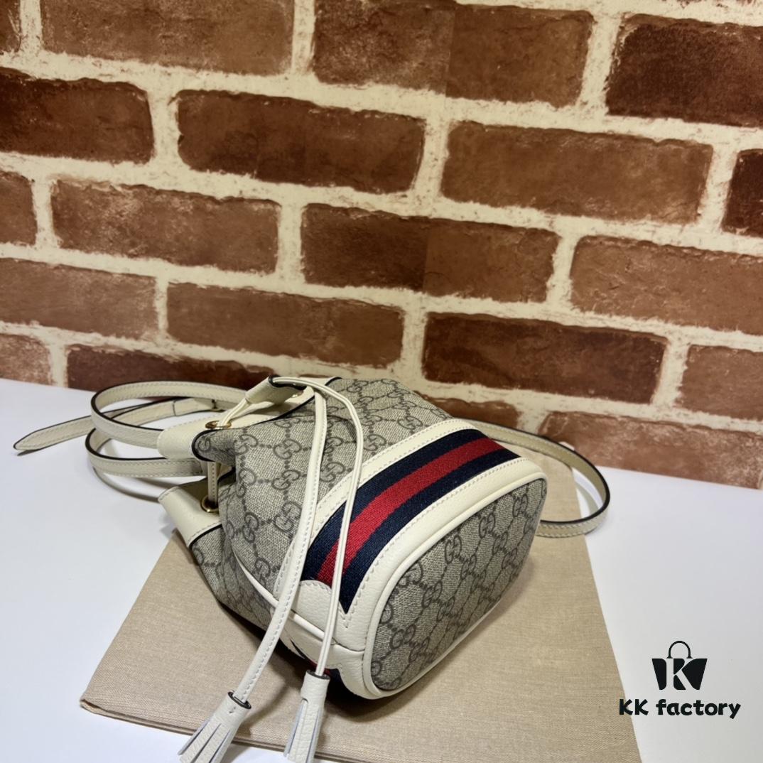 693090216e68136f4d9a988c GUCCI New Arrival Cabinet Quality, Top Original Single Goods, Real Photo, (Original Single Matching Hardware), Model No. 550620 Coffee and White, Size W15xH18xD9.5cm, In Stock