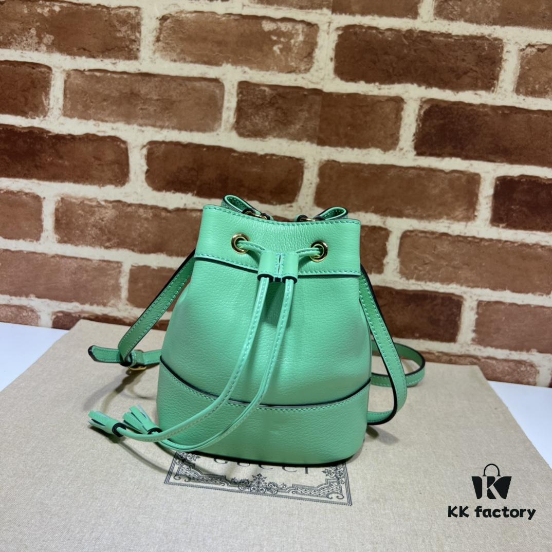 693090246e68136f4d9a9891 GUCCI Counter Quality, Top Original Single Item, Actual Photos! Model No. 550620 Mint Green, Size: 15 x 18 x 9.5 cm (W x H x D), In Stock