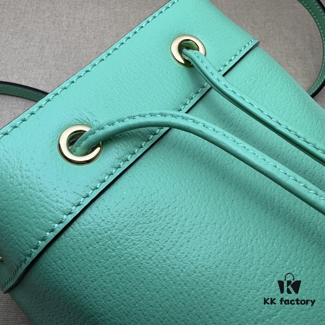 693090296e68136f4d9a989b GUCCI Counter Quality, Top Original Single Item, Actual Photos! Model No. 550620 Mint Green, Size: 15 x 18 x 9.5 cm (W x H x D), In Stock