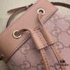 693090306e68136f4d9a98a9 GUCCI New Arrival Cabinet Quality, Top Original Single Item, Real Photo, Model Number 550620 Pink Fabric with Pink Leather, Size W15xH18xD9.5cm, In Stock