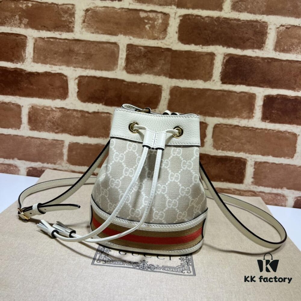 693090346e68136f4d9a98b2 GUCCI Counter Quality, Top Original Single Item, Actual Photos! Model No. 550620 Beige Rubber/Beige Leather, Dimensions: 15cm W x 18cm H x 9.5cm D, In Stock for Immediate Shipment