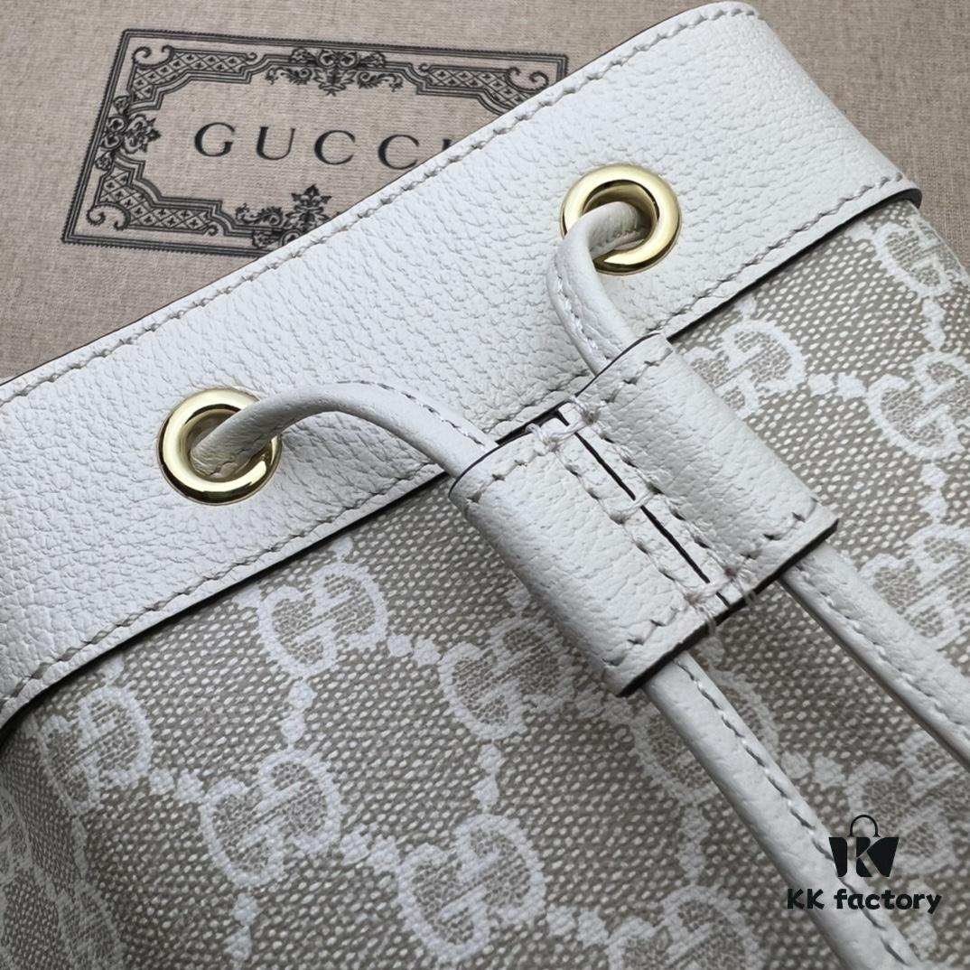 693090376e68136f4d9a98b7 GUCCI Counter Quality, Top Original Single Item, Actual Photos! Model No. 550620 Beige Rubber/Beige Leather, Dimensions: 15cm W x 18cm H x 9.5cm D, In Stock for Immediate Shipment