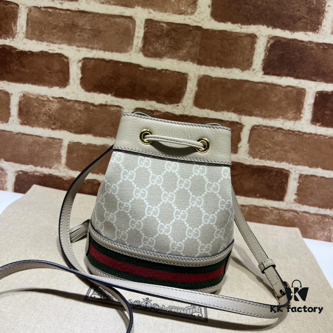 693090396e68136f4d9a98bc GUCCI New Arrival High-Quality Authentic Stock, Top-Tier Original Order Item, Real Photo, Original Order Matching Hardware, Model No. 550620 Millet Glue Oatmeal, Size W15xH18xD9.5cm, In Stock