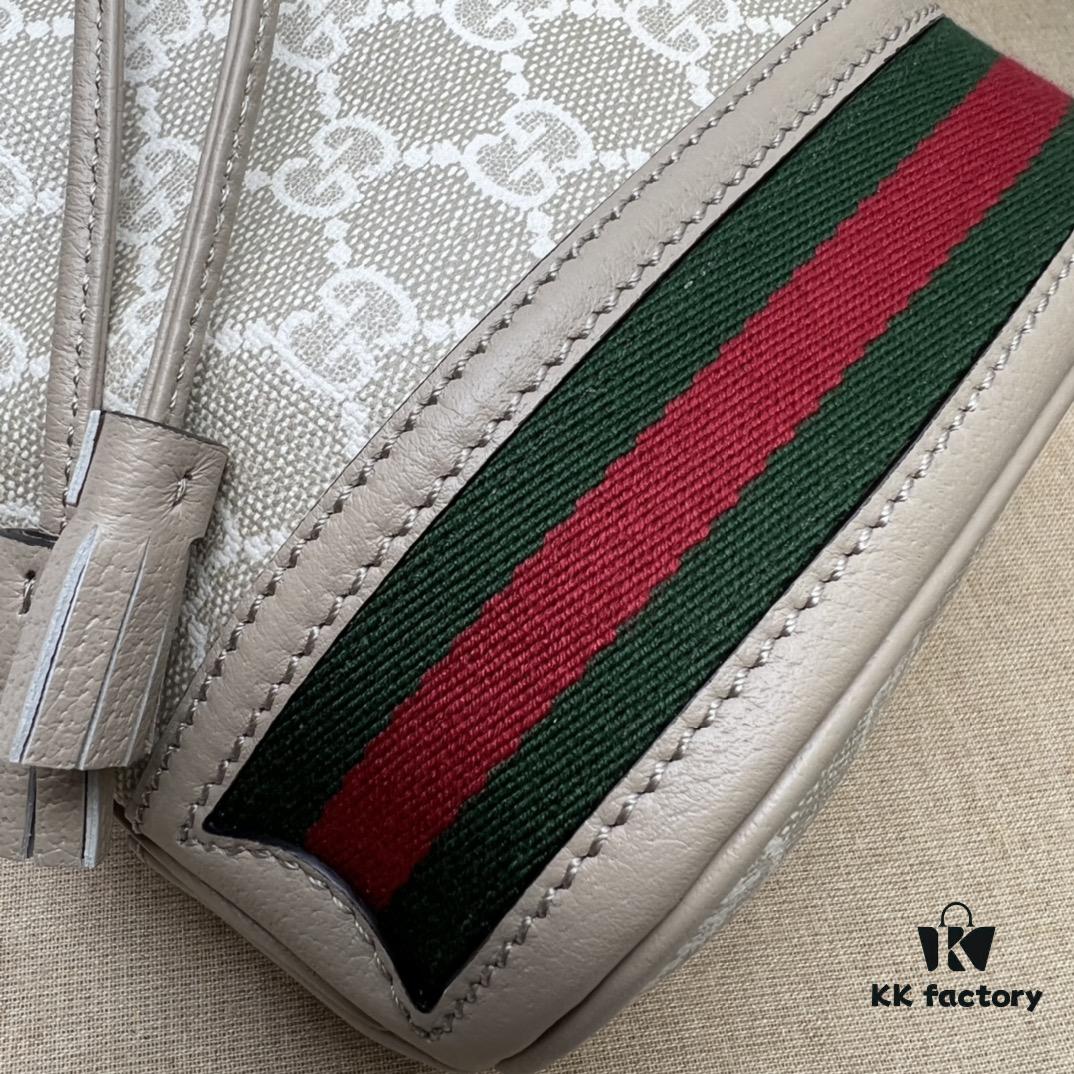 6930903b6e68136f4d9a98c0 GUCCI New Arrival High-Quality Authentic Stock, Top-Tier Original Order Item, Real Photo, Original Order Matching Hardware, Model No. 550620 Millet Glue Oatmeal, Size W15xH18xD9.5cm, In Stock
