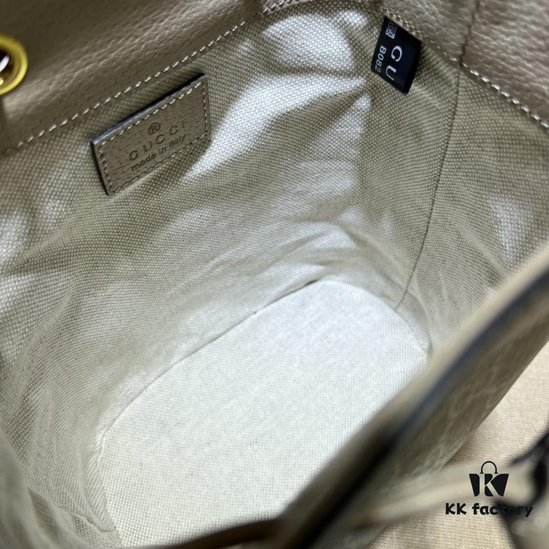 6930903c6e68136f4d9a98c3 GUCCI New Arrival High-Quality Authentic Stock, Top-Tier Original Order Item, Real Photo, Original Order Matching Hardware, Model No. 550620 Millet Glue Oatmeal, Size W15xH18xD9.5cm, In Stock