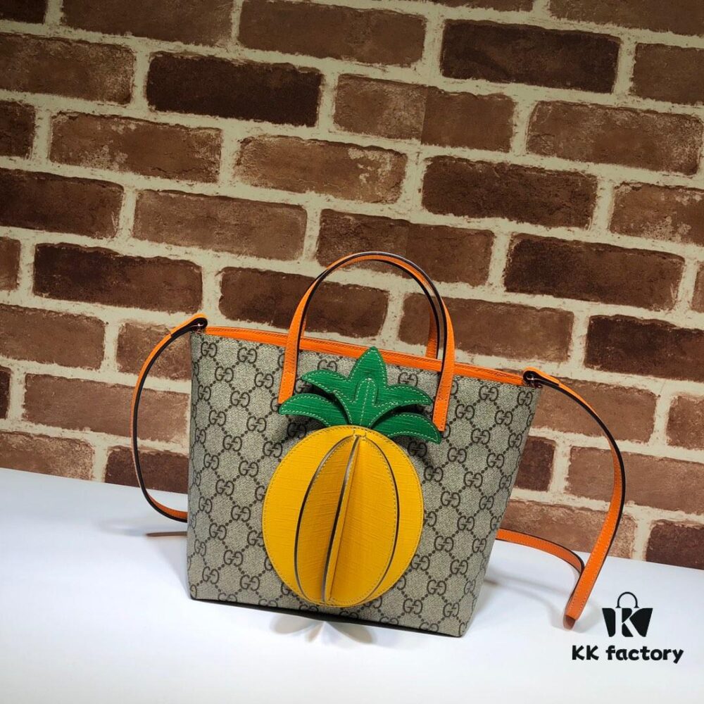 693090416e68136f4d9a98ce GUCCI New Arrival Cabinet Quality, Top Original Single Item, Actual Photos! Model No. 585933 Pineapple Bag, Size: 21cm (W) x 20cm (H) x 10cm (Side Width), Ready Stock