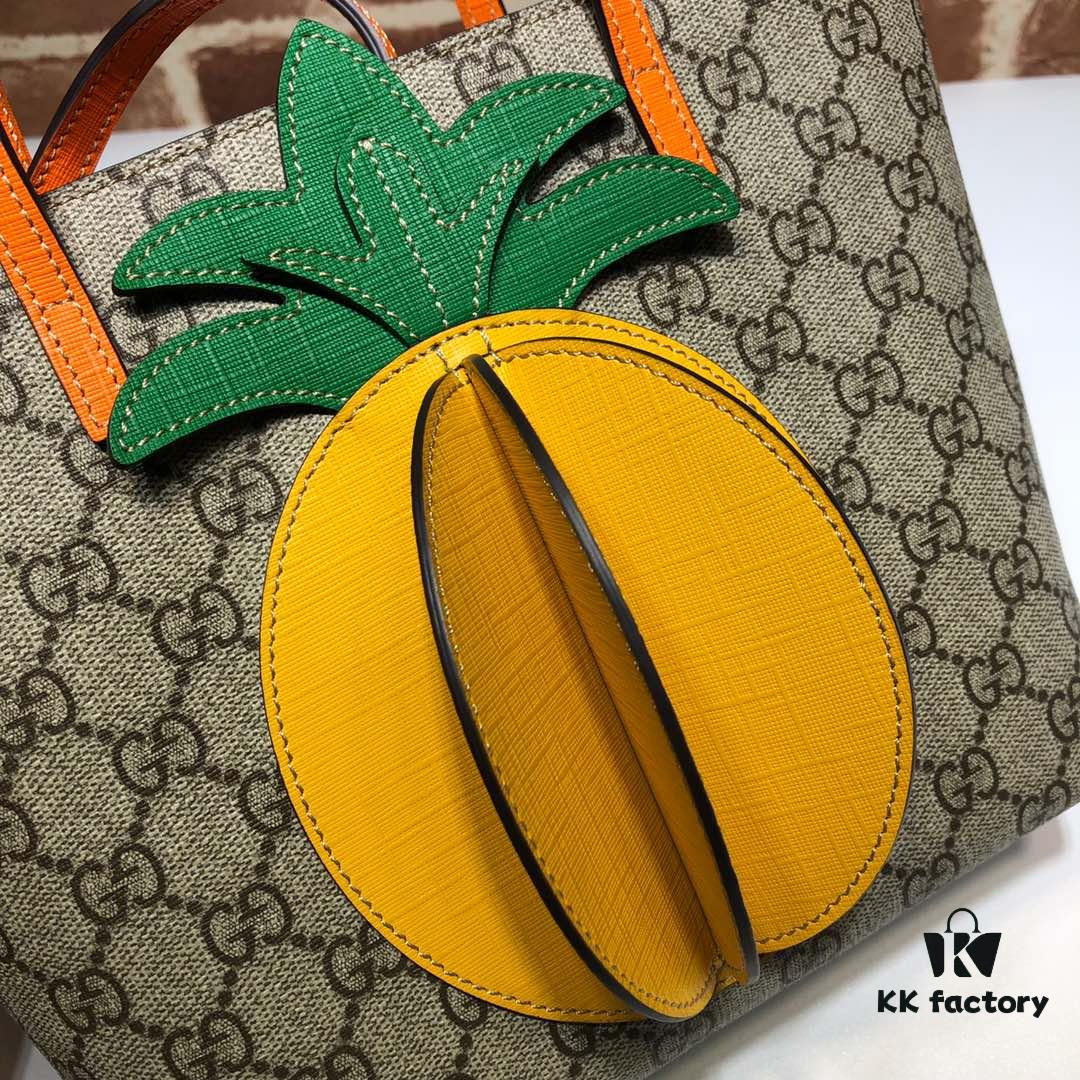 693090426e68136f4d9a98d2 GUCCI New Arrival Cabinet Quality, Top Original Single Item, Actual Photos! Model No. 585933 Pineapple Bag, Size: 21cm (W) x 20cm (H) x 10cm (Side Width), Ready Stock