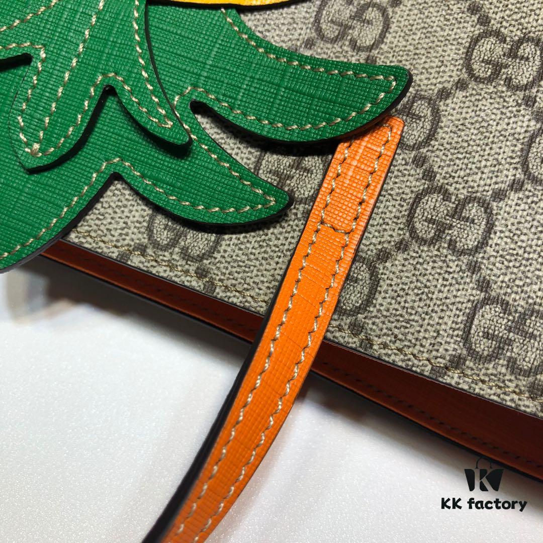 693090436e68136f4d9a98d4 GUCCI New Arrival Cabinet Quality, Top Original Single Item, Actual Photos! Model No. 585933 Pineapple Bag, Size: 21cm (W) x 20cm (H) x 10cm (Side Width), Ready Stock