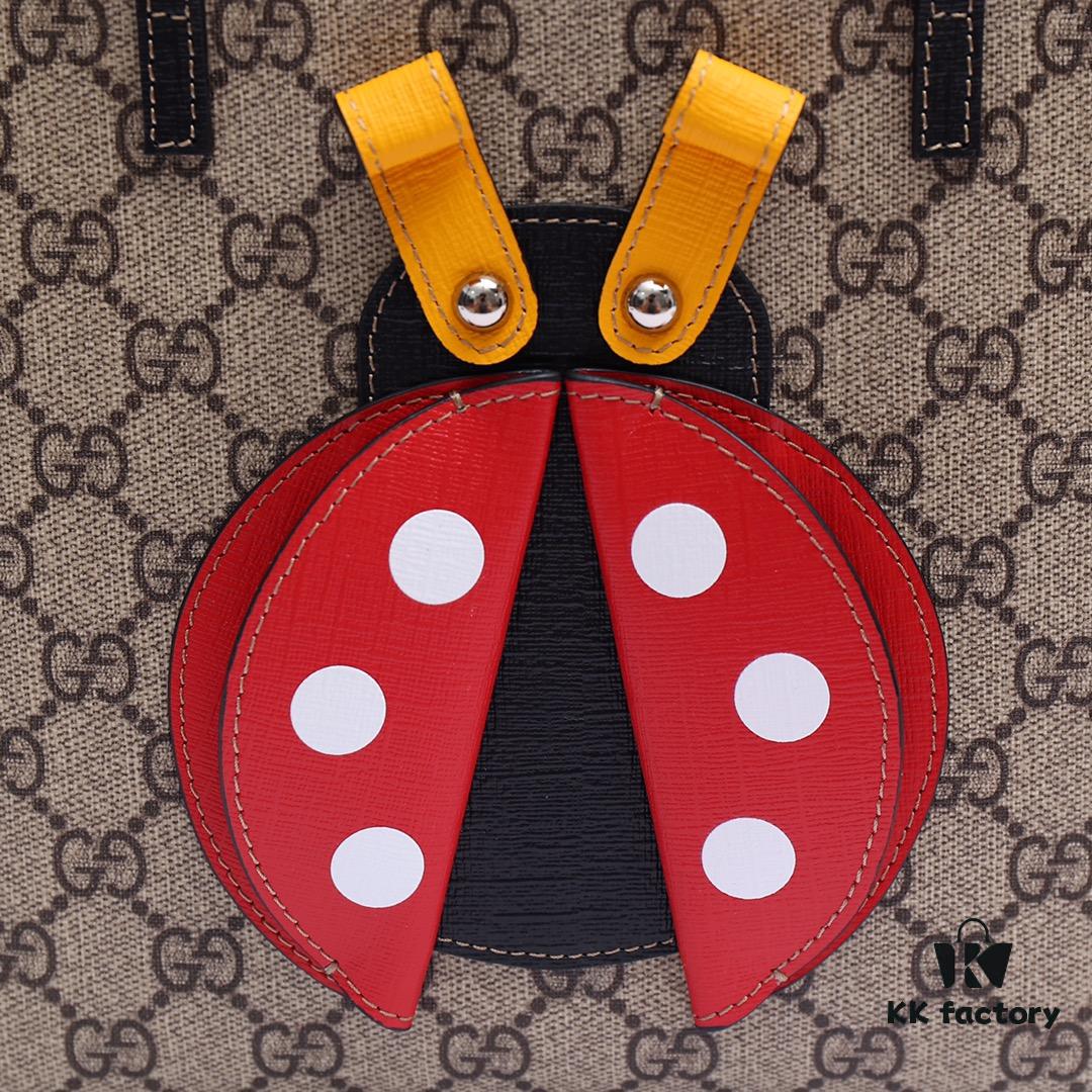 6930904e6e68136f4d9a98ee GUCCI Counter Quality, Top Original Single Item, Real Photo, Model Number: 666288 Ladybug, Size: 21x20x10cm! In Stock and Ready to Ship