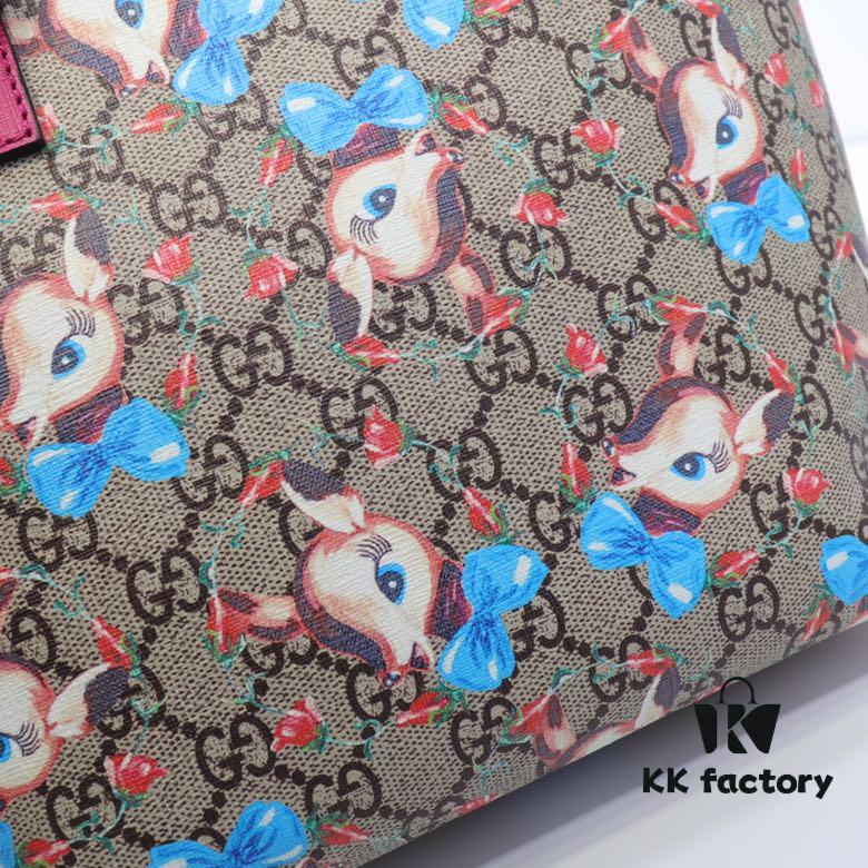 6930904e6e68136f4d9a98f0 GUCCI Hot-Selling Item, Authentic Quality, Top-Tier Original Order Goods, Real Product Photos, Stylish Tote Bag, Model No.: 410812 Deer Head Design, Size: 21x20x10cm! In Stock for Immediate Shipment!