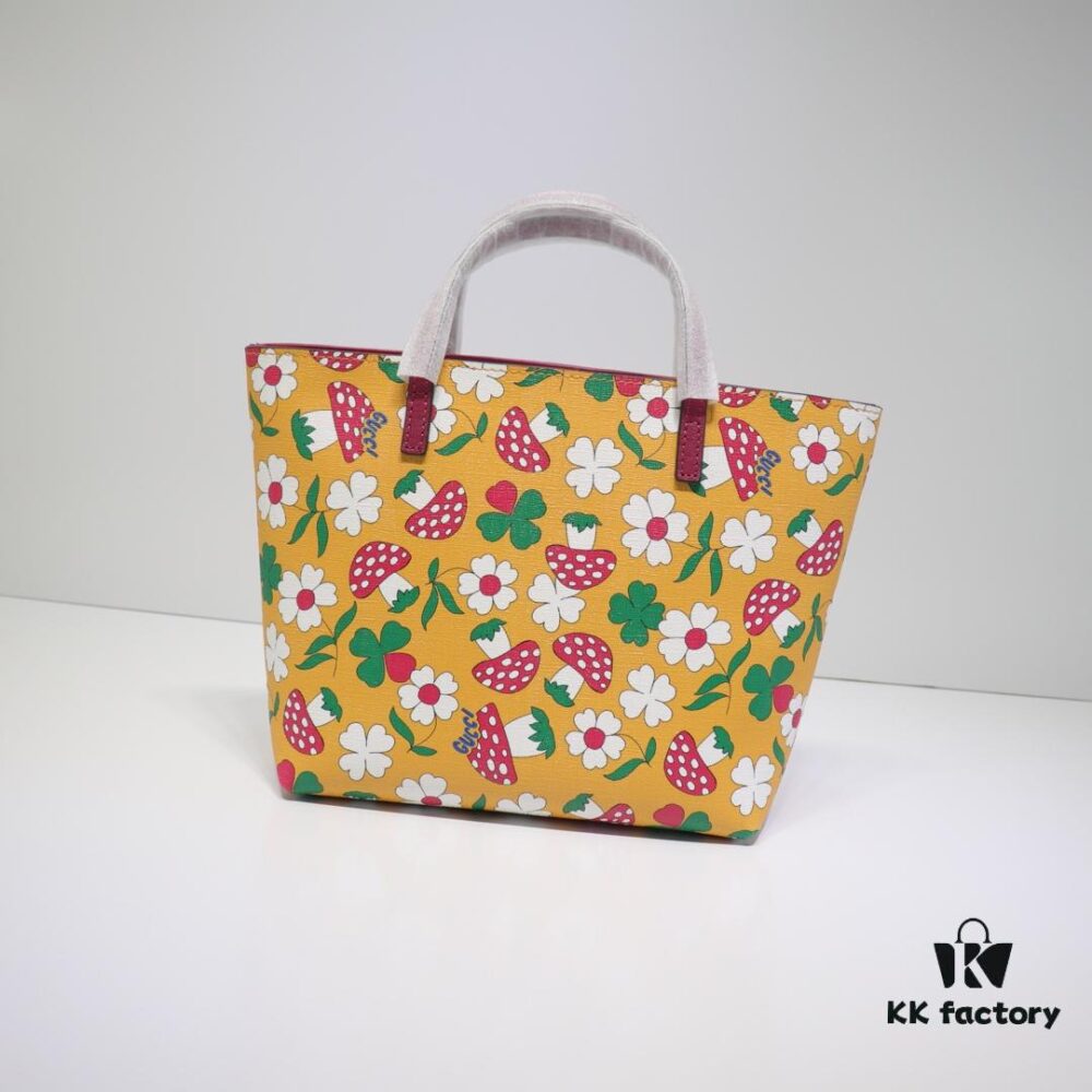 6930905a6e68136f4d9a990f GUCCI Hot-Selling Item, Boutique Quality, Top-Tier Original Order Goods, Real Photo Fashion Tote Bag, Model No.: 410812 Mushroom Floral Design, Size: 21x20x10cm! In Stock for Immediate Shipment!