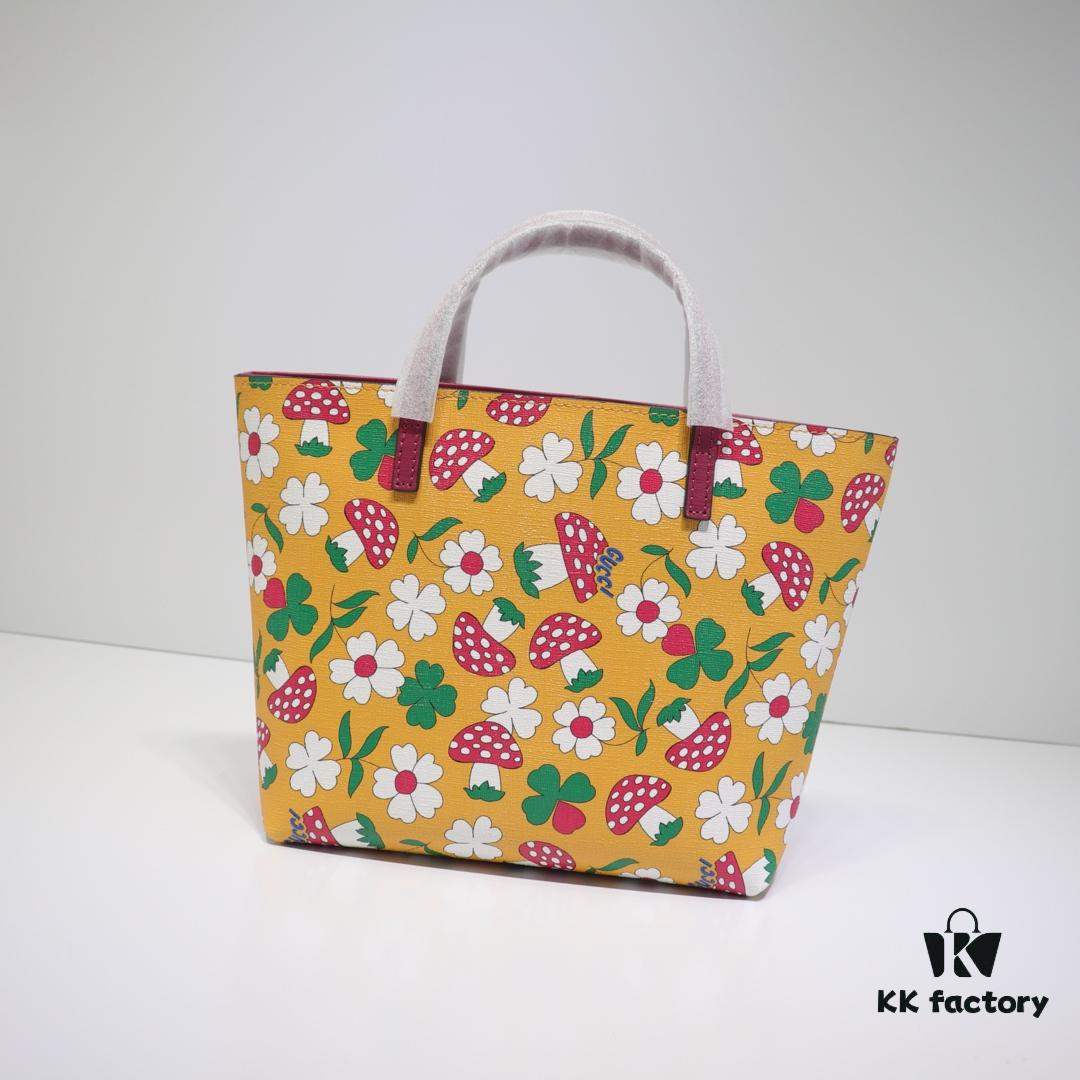 6930905b6e68136f4d9a9910 GUCCI Hot-Selling Item, Boutique Quality, Top-Tier Original Order Goods, Real Photo Fashion Tote Bag, Model No.: 410812 Mushroom Floral Design, Size: 21x20x10cm! In Stock for Immediate Shipment!
