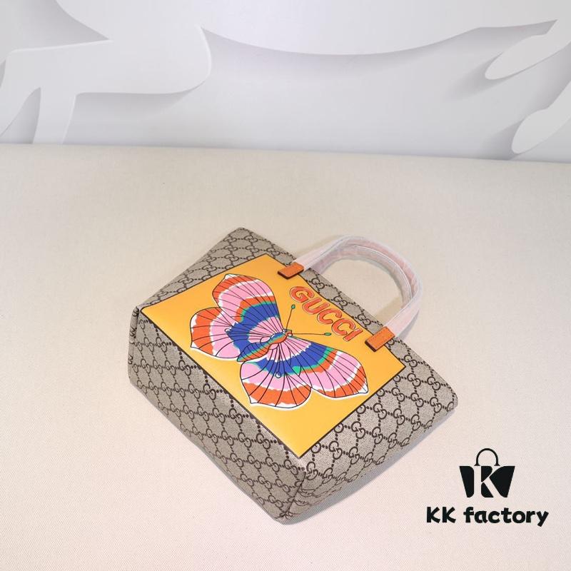 693090736e68136f4d9a9944 GUCCI Hot-Selling Item, Boutique Quality, Top-Quality Original Order Goods, Real Product Photos, Stylish Tote Bag, Model No.: 410812 Large Butterfly, Size: 21x20x10cm! In Stock for Immediate Shipment!