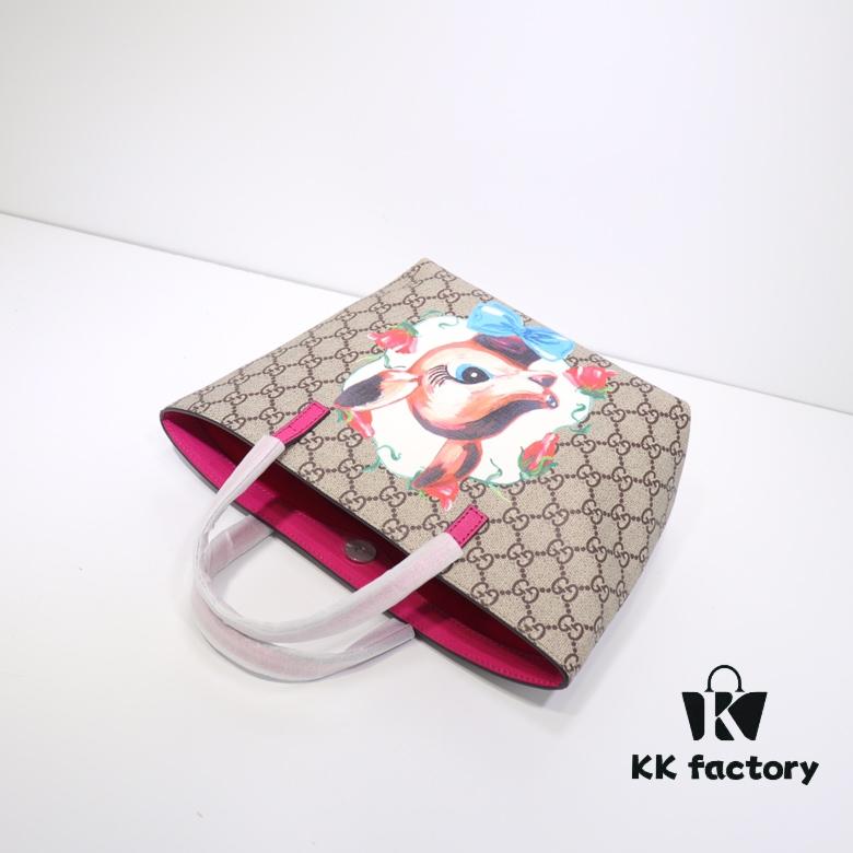 693090766e68136f4d9a994a GUCCI Hot-Selling Item, Boutique Quality, Top-Quality Original Order Goods, Real Photo Fashion Tote Bag, Model No.: 410812 Deer Head, Size: 21x20x10cm! In Stock for Immediate Shipment!
