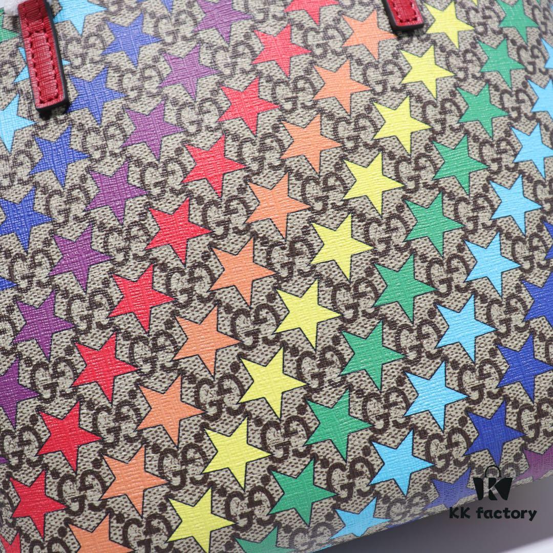 6930908e6e68136f4d9a997e GUCCI Hot-Selling Item, Boutique Quality, Top-Tier Original Order Goods, Real Photo Fashion Handbag, Model No.: 410812 Rainbow Star, Size: 21x20x10cm! In Stock for Immediate Shipment!
