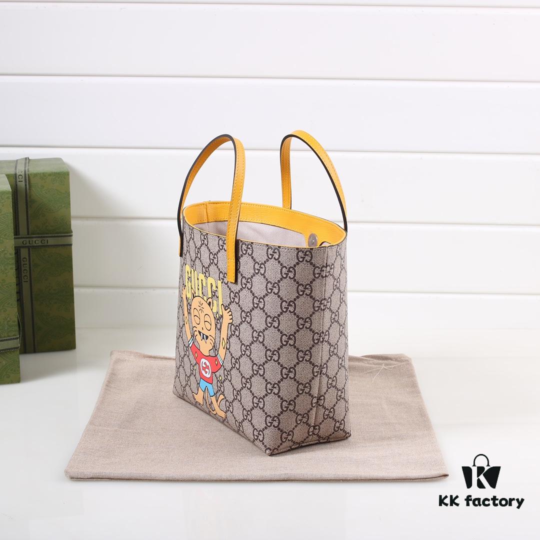 693090a26e68136f4d9a99a7 GUCCI Latest Teddy Bear Bag, Counter Quality, Top Original Single Stock, Real Photo, Stylish Handbag, Model No.: 410812 Little Yellow Cat, Size: 21 x 20 x 10 cm (W x H x D)