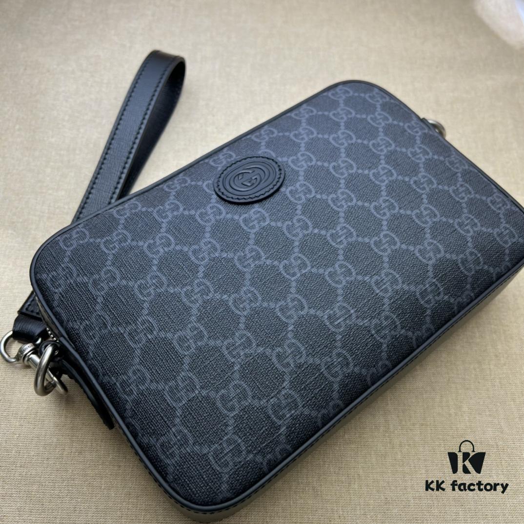GUCCI New Arrival Cabinet Quality, Top Original Single Item, Actual Photos! Model No.: 703468 KJiao, Dimensions: 24.5 x 16 x 4.5 cm, In Stock for Immediate Shipment
