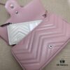 693090b66e68136f4d9a99d0 GUCCI New Arrival Cabinet Quality, Top Original Single Item, Real Photos. Model No. 751526 Pink with White, Size 21×12×5 cm (W×H×D), In Stock Ready to Ship