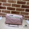 693090b66e68136f4d9a99d1 GUCCI New Arrival Cabinet Quality, Top Original Single Item, Real Photos. Model No. 751526 Pink with White, Size 21×12×5 cm (W×H×D), In Stock Ready to Ship