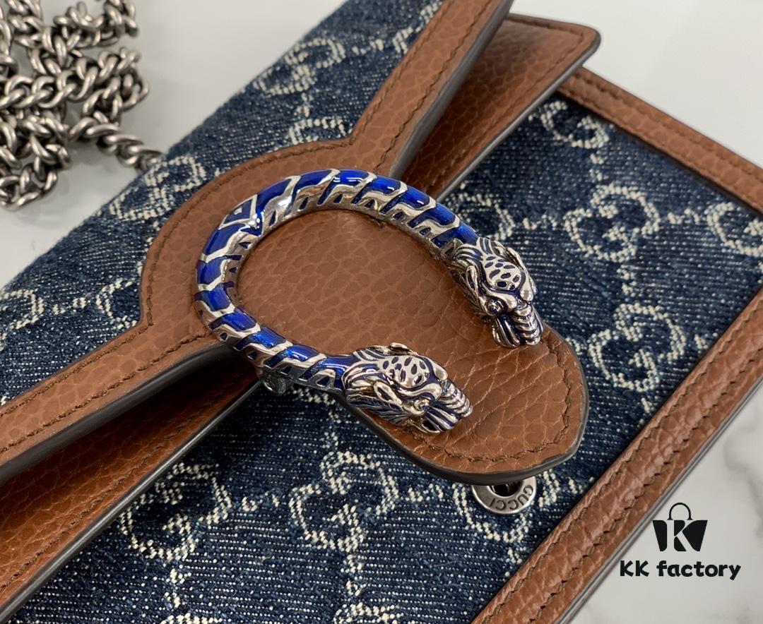 693090ca6e68136f4d9a99f7 GUCCI New Arrival High-Quality Authentic Stock, Top-Tier Original Order Item, Real Photo, Model No. 476432 Blue Denim Fabric, Size 16.5x10x4.5, In Stock Ready to Ship