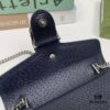 693090cc6e68136f4d9a99fc GUCCI Hot Sale, Boutique Quality, Top Original Single Item, Actual Product Photos. Model: 476432 Blue Rubber Blue Leather, Dimensions: 16.5 cm (W) x 10 cm (H) x 4.5 cm (D), In Stock Ready to Ship!