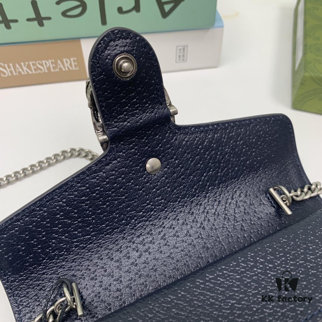 693090cc6e68136f4d9a99fc GUCCI Hot Sale, Boutique Quality, Top Original Single Item, Actual Product Photos. Model: 476432 Blue Rubber Blue Leather, Dimensions: 16.5 cm (W) x 10 cm (H) x 4.5 cm (D), In Stock Ready to Ship!