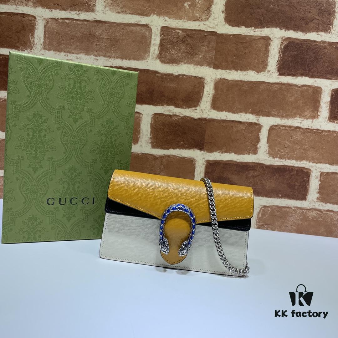 GUCCI New Arrival Cabinet Quality, Top Original Single Item, Actual Photos. Model No. 476432 Khaki Yellow, Size 16.5X10X4.5, In Stock for Immediate Shipment