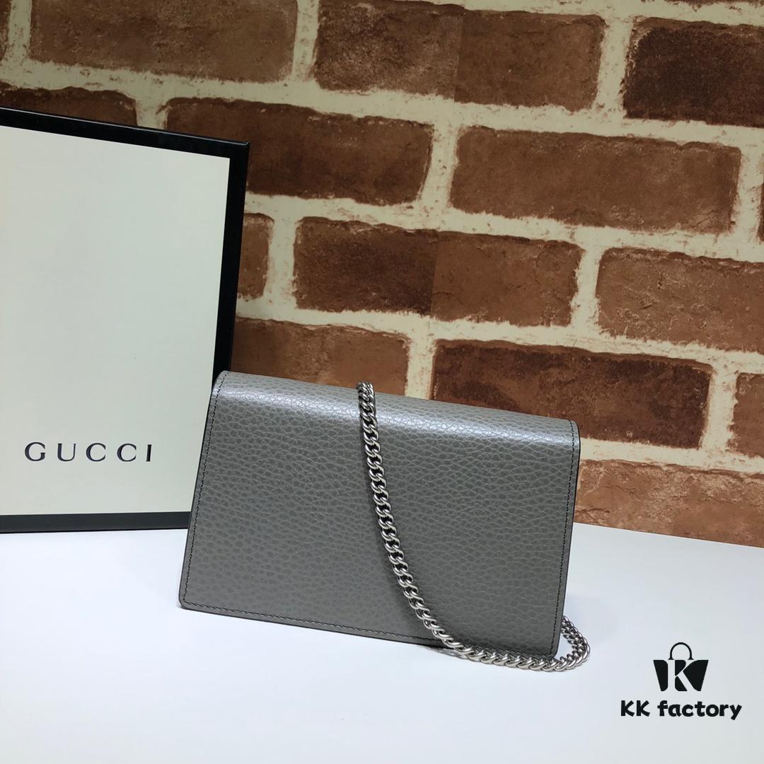 693090f66e68136f4d9a9a47 GUCCI Hot Sale, Authentic Quality, Top Original Single Item, Real Photo, Model No.: 476432 Gray, Size: 16.5 cm (W) x 10 cm (H) x 4.5 cm (D), In Stock
