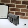 693090f66e68136f4d9a9a48 GUCCI Hot Sale, Authentic Quality, Top Original Single Item, Real Photo, Model No.: 476432 Gray, Size: 16.5 cm (W) x 10 cm (H) x 4.5 cm (D), In Stock