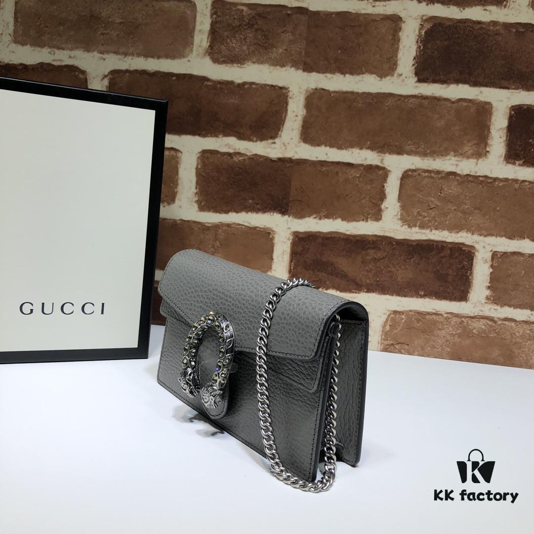 693090f66e68136f4d9a9a48 GUCCI Hot Sale, Authentic Quality, Top Original Single Item, Real Photo, Model No.: 476432 Gray, Size: 16.5 cm (W) x 10 cm (H) x 4.5 cm (D), In Stock